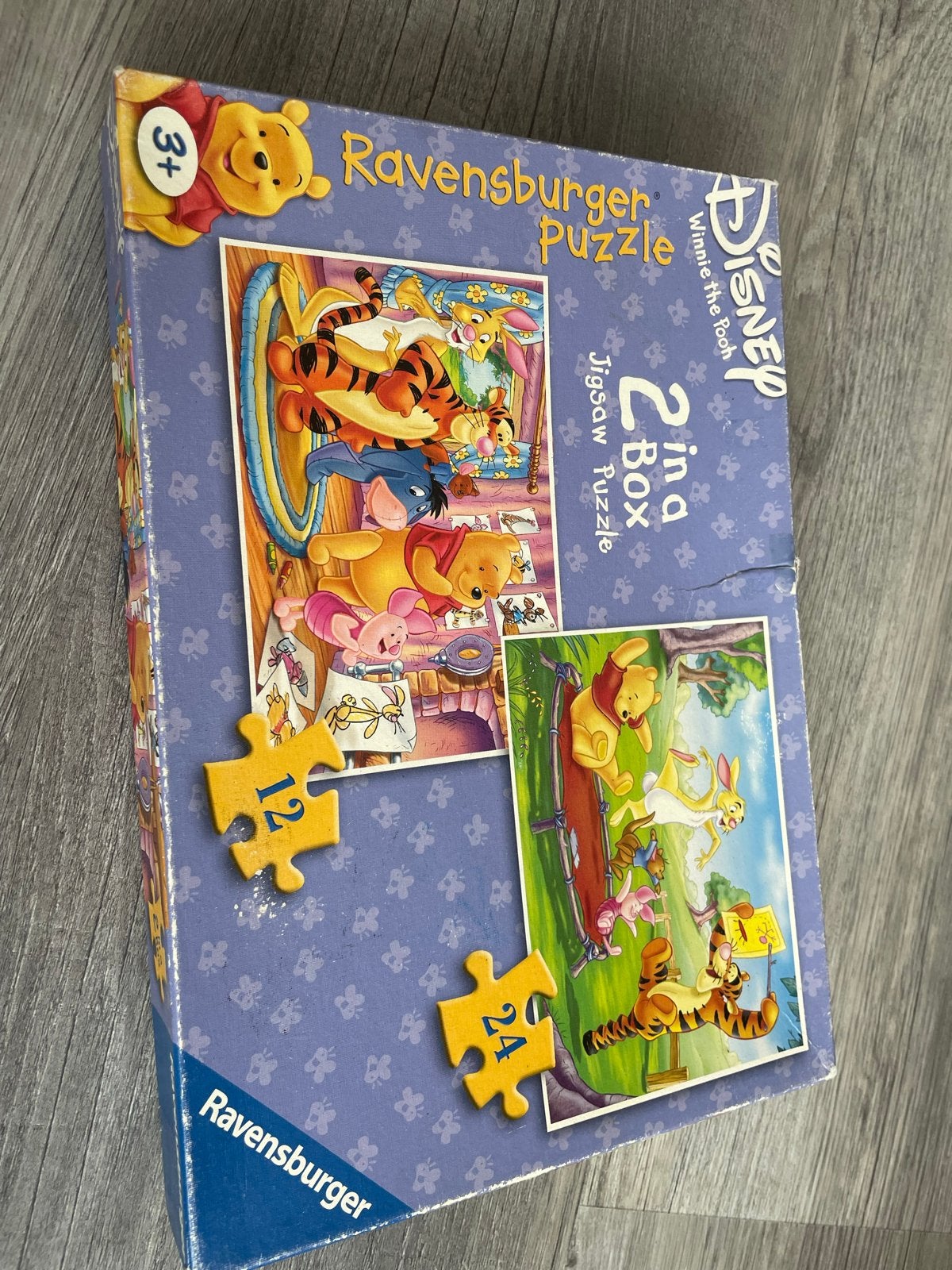 Ravensburger Disney Winnie de Poeh Puzzel 2 in 1, Ophalen of Verzenden, 10 tot 50 stukjes, Gebruikt, 2 tot 4 jaar