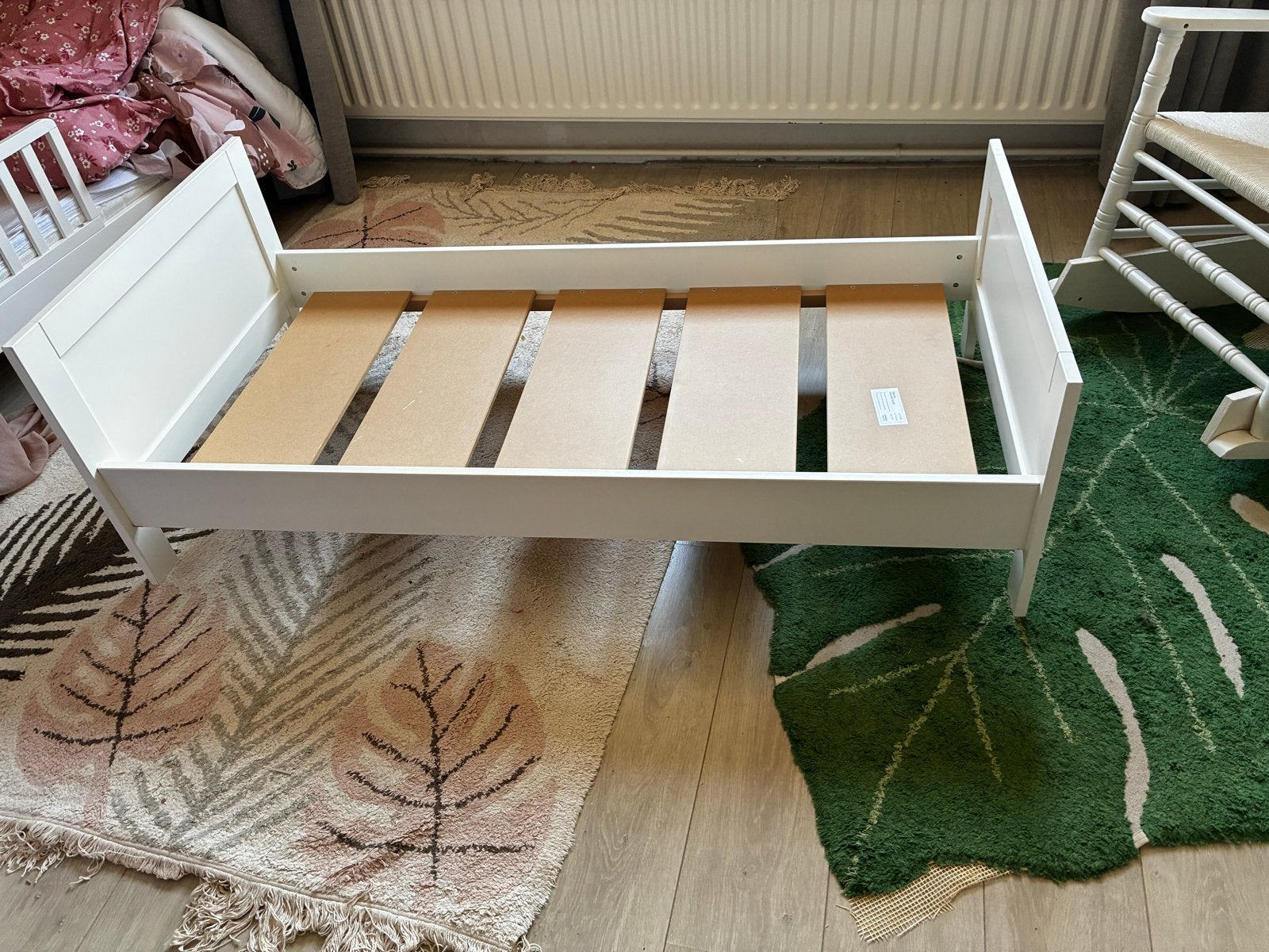 Peuterbed FELIX wit 150x70 cm, Huis en Inrichting, Ophalen, Wit, 190 cm of minder, Zo goed als nieuw