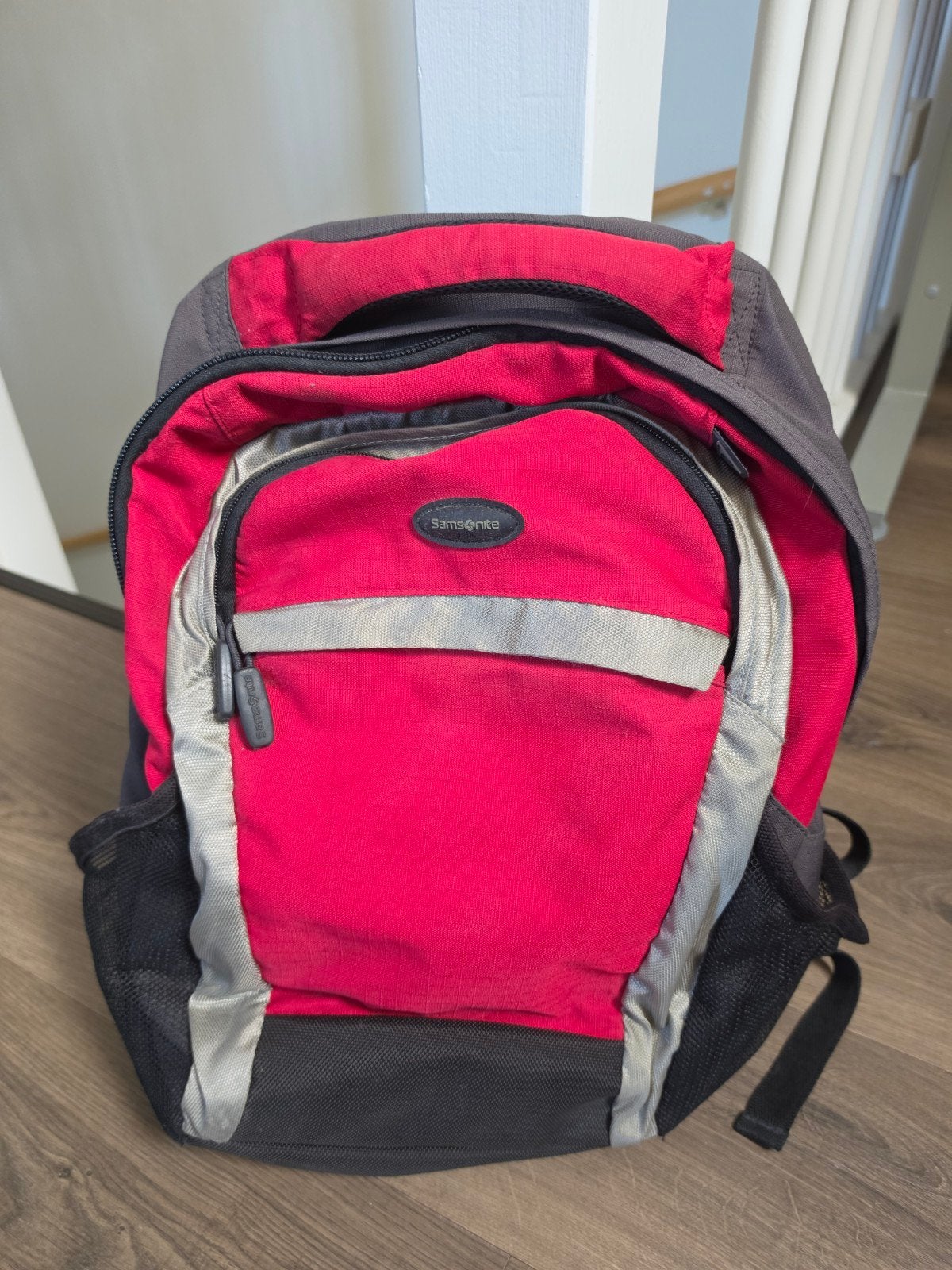 Samsonite rugtas, rood, Sieraden, Tassen en Uiterlijk, Ophalen, Gebruikt, Overige merken