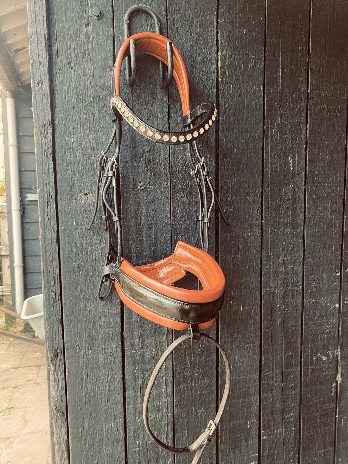 Tess hoofdstel full bruin onderlegd, Dieren en Toebehoren, Paarden en Pony's | Hoofdstellen en Tuigage, Ophalen of Verzenden, Gebruikt