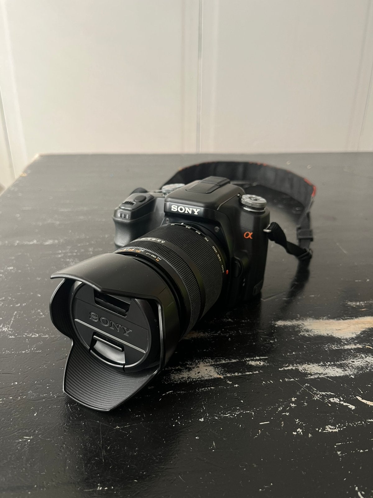 Sony DSLR-A100 + Sony 18-200mm lens, Spiegelreflex, Cameratas, Ophalen of Verzenden, Sony