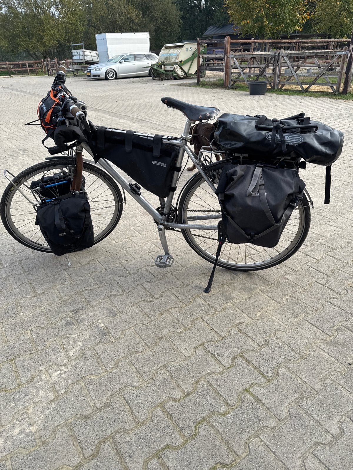 Ortlieb fietstassen set - Compleet voor bikepacking, Ophalen of Verzenden, Gebruikt