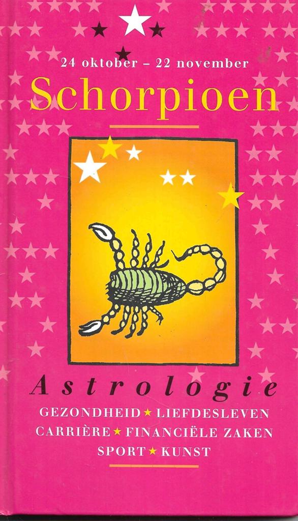 Astrologie schorpioen, Boeken, Ophalen of Verzenden, Zo goed als nieuw, Astrologie, Overige typen