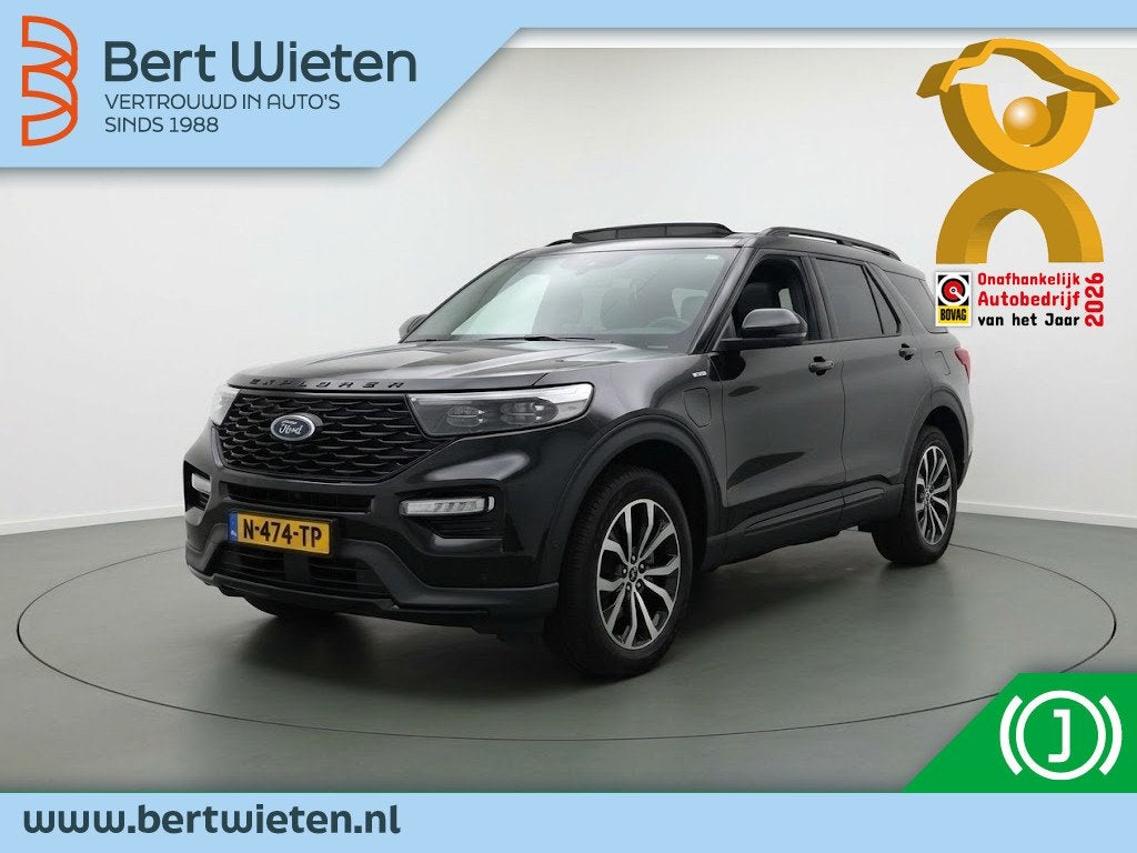 Ford Explorer 3.0 V6 PHEV | Geen import | ST Line | Trekhaak, Auto's, Automaat, Dealer onderhouden, Gebruikt, 2441 kg