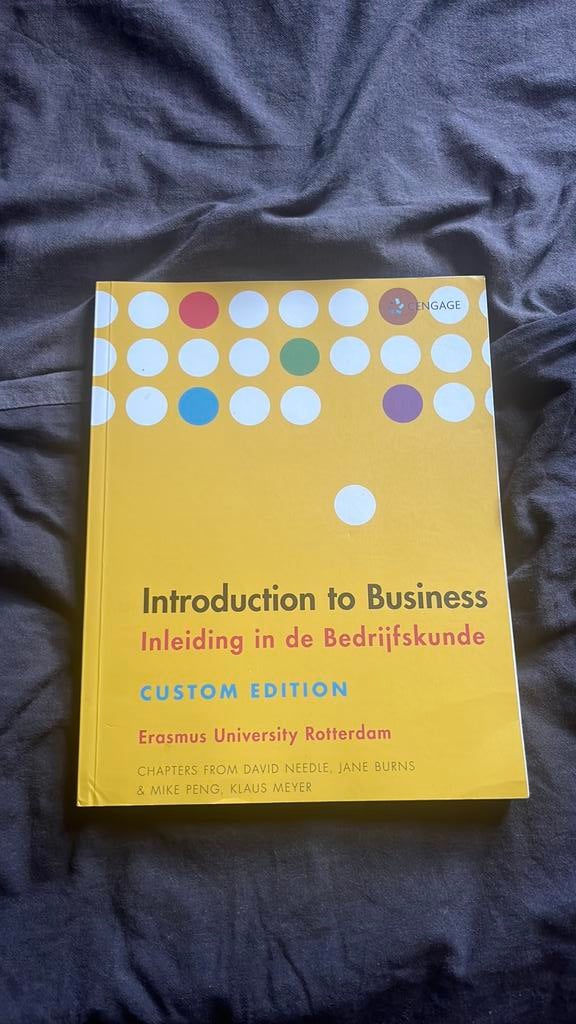 Introduction to Business, Ophalen of Verzenden, Zo goed als nieuw, Economie en Marketing