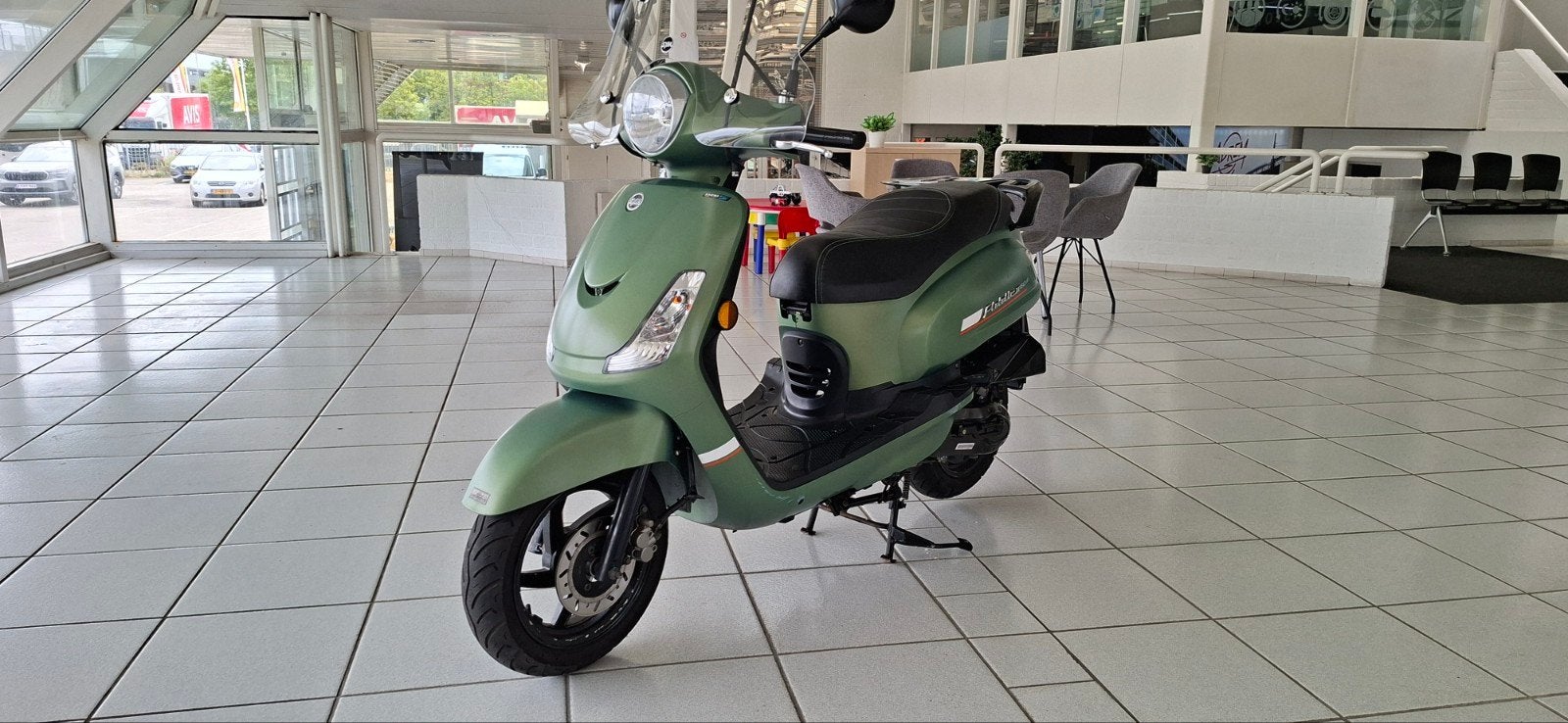 Nette SYM Fiddle 2 in mooie kleur groen!, Fietsen en Brommers, Scooters | SYM, Ophalen, SYM, Gebruikt, -