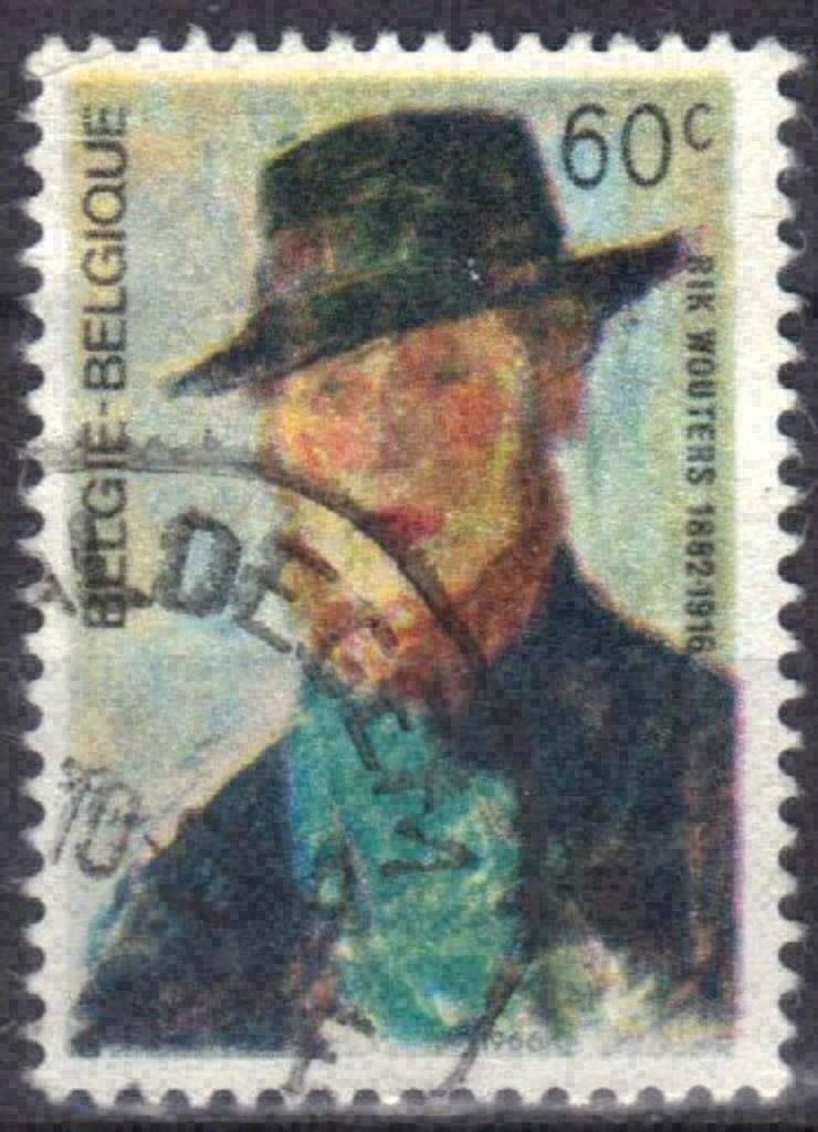 Belgie 1966 - Yvert/OBP 1384 - Rik Wouters (ST), Verzenden, Gestempeld, Kunst