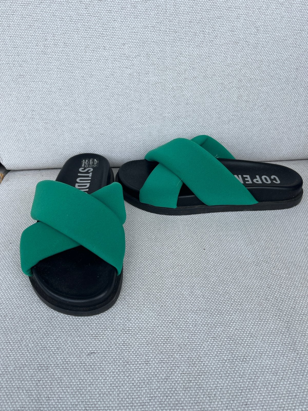 Copenhagen Studios Sandalen Groen Maat 36, Zo goed als nieuw, Groen, Sandalen of Muiltjes, Ophalen of Verzenden