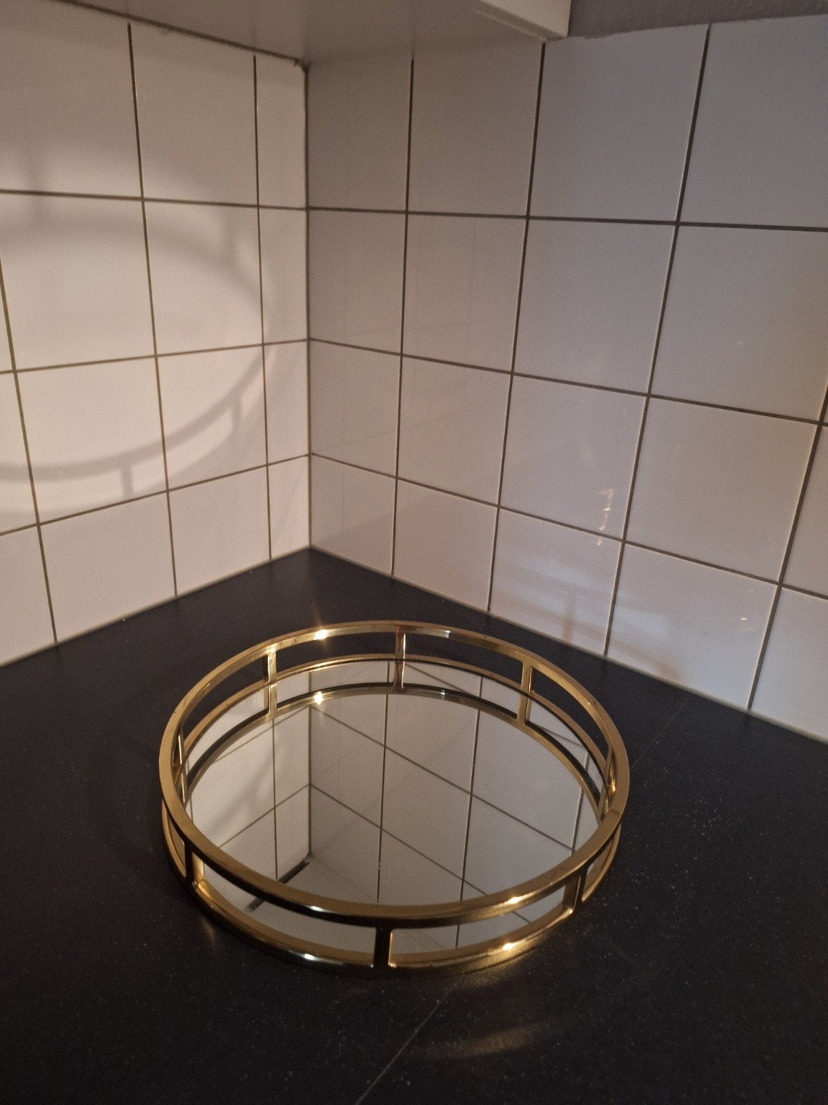 dienblad, Huis en Inrichting, Woonaccessoires | Dienbladen, Ophalen of Verzenden, Rond, Overige materialen