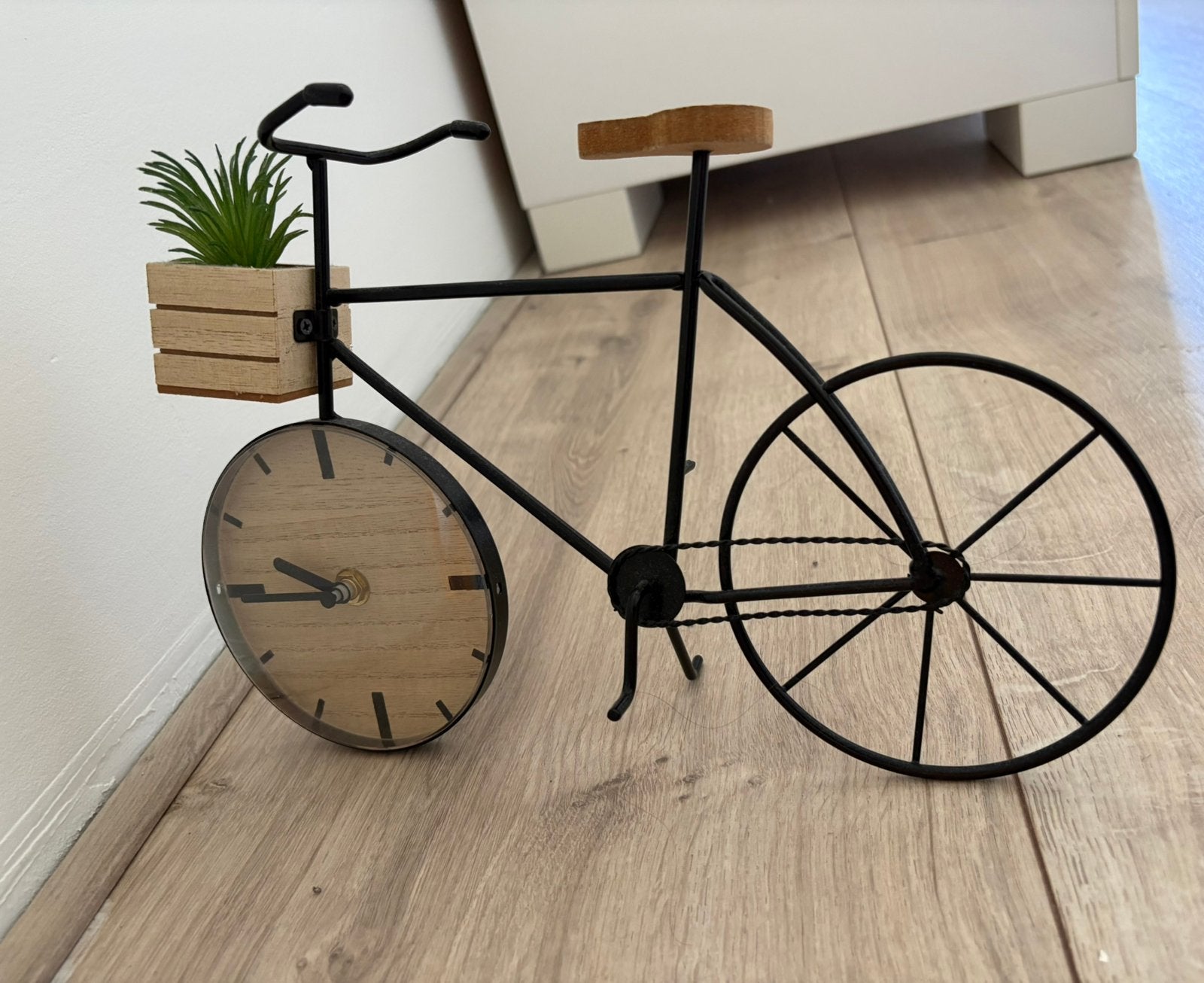 Fiets klok, Ophalen, Analoog, Zo goed als nieuw, Staande klok
