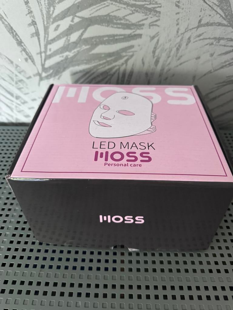 Led gezichtsmasker lichttherapie MOSS nieuw, Ophalen of Verzenden, Nieuw, Gehele gezicht, Verzorging