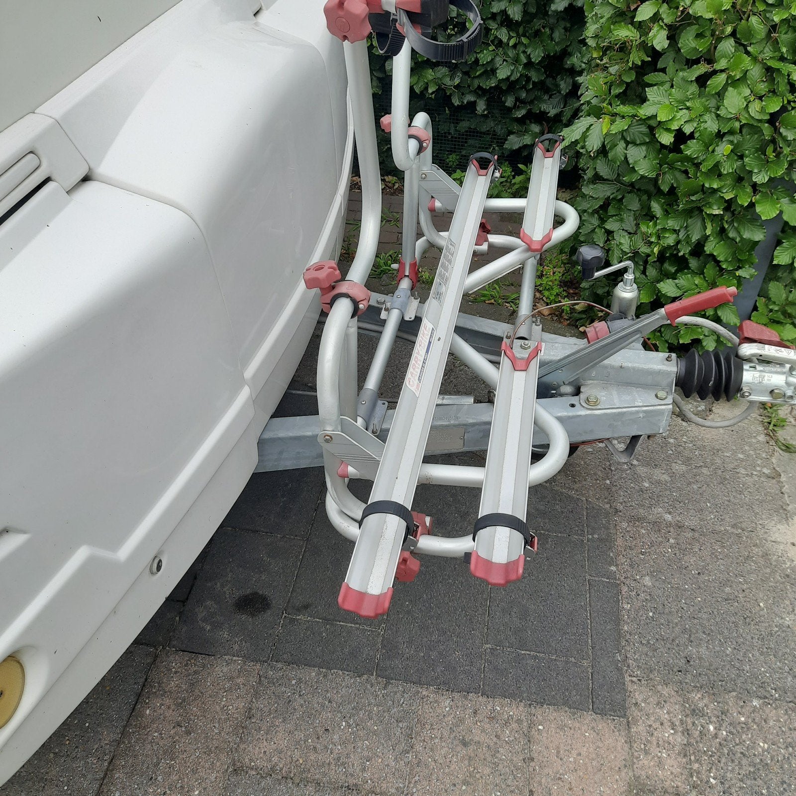 Fiamma Carry-Bike Caravan XL A Pro fietsendrager, Ophalen