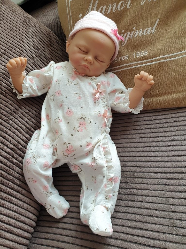 Linda Murray reborn doll, Ophalen of Verzenden, Zo goed als nieuw, Pop, Levensecht of Reborn