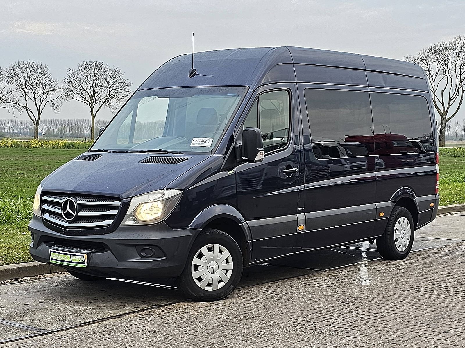 MERCEDES-BENZ SPRINTER 213 ac 9-pers euro6, Gebruikt, Euro 6, 129 pk, Blauw