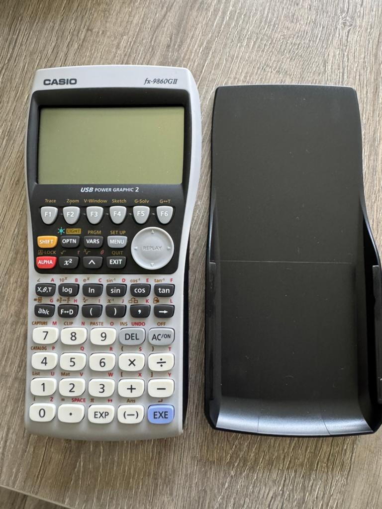 Mooie Casio fx-9860GII, Ophalen, Zo goed als nieuw
