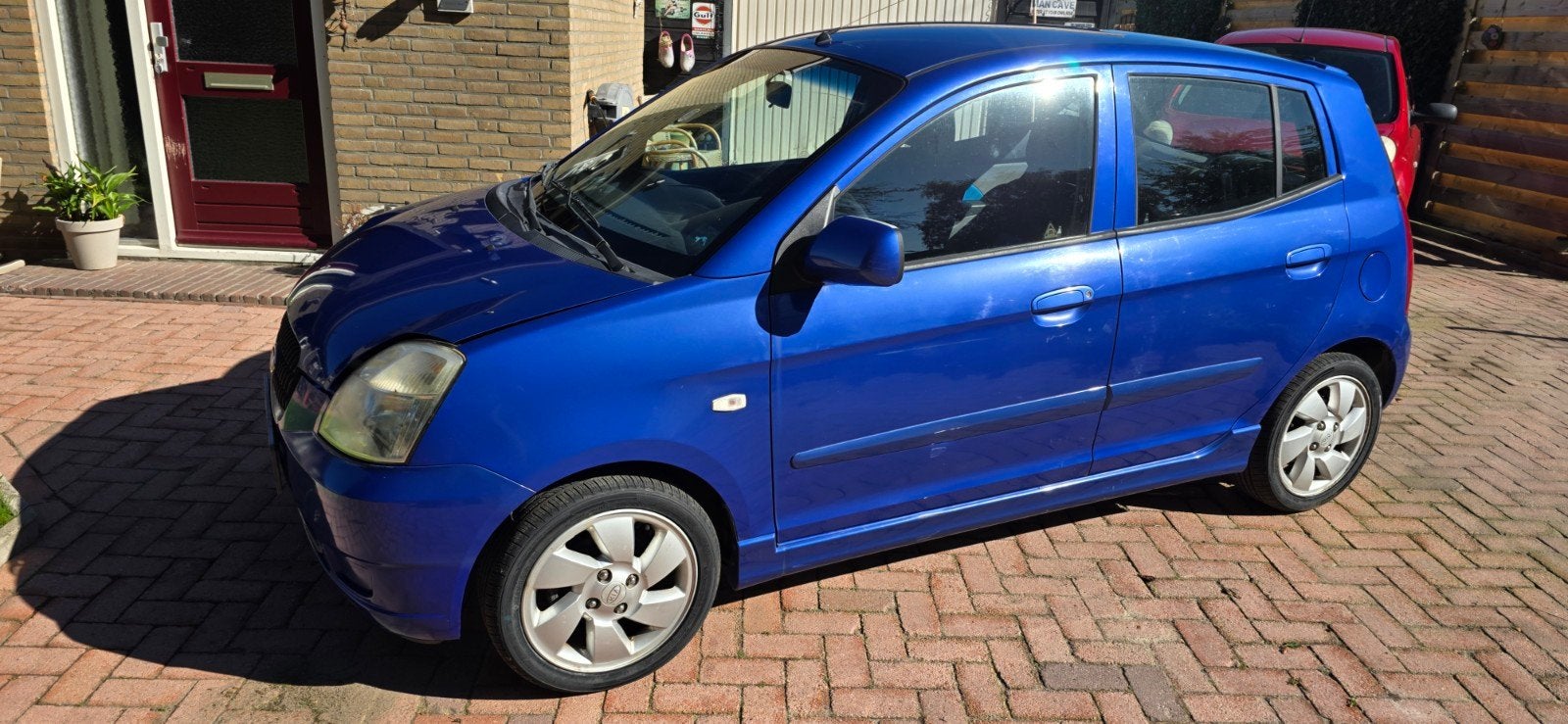 Kia Picanto 1.1 48KW 2007 Blauw €750 lees tekst, 4 cilinders, Bedrijf, Handgeschakeld, 19 km/l