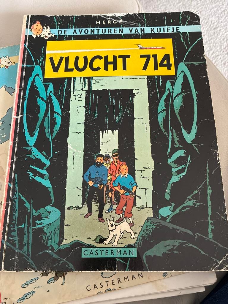 De avonturen van Kuifje - Vlucht 714, Boeken, Stripboeken, Eén stripboek, Ophalen of Verzenden, Gelezen