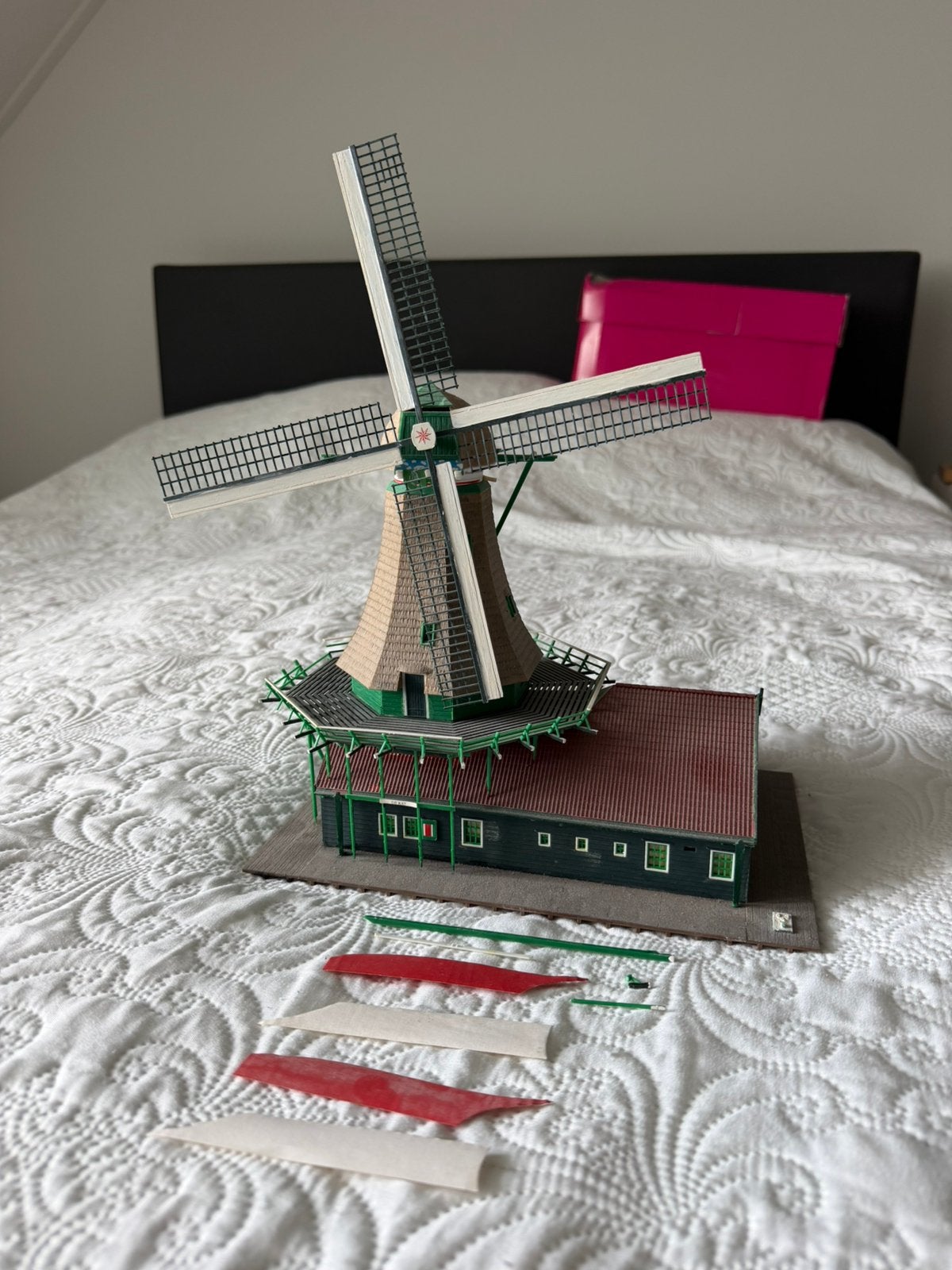 Faller 191832 Windmolen De Kat – Gebouwd model (H0), Hobby en Vrije tijd, Modeltreinen | H0, Overige merken, Gebruikt, Gelijkstroom of Wisselstroom