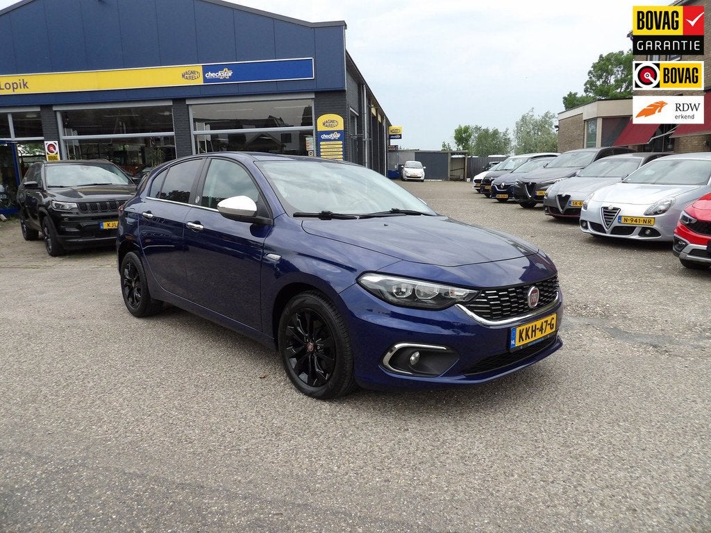 Fiat Tipo 1.4 T-Jet 16v Mirror 120pk turbo / Rijklaarprijs /, Auto's, Fiat, Voorwielaandrijving, 12 maanden, Stof, Gebruikt