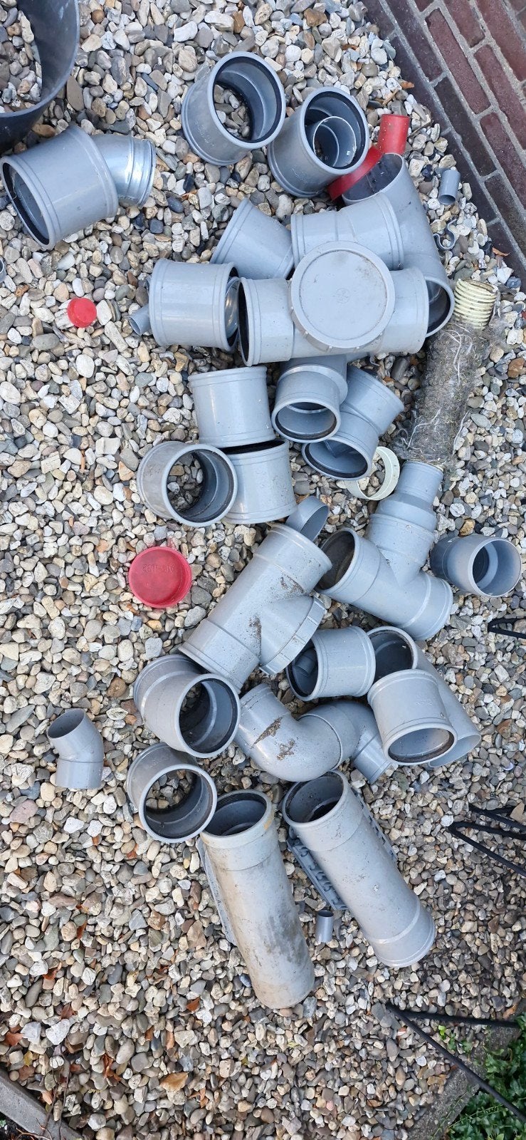 Diverse PVC fittingen, Ophalen, Afvoer, Gebruikt, Pvc