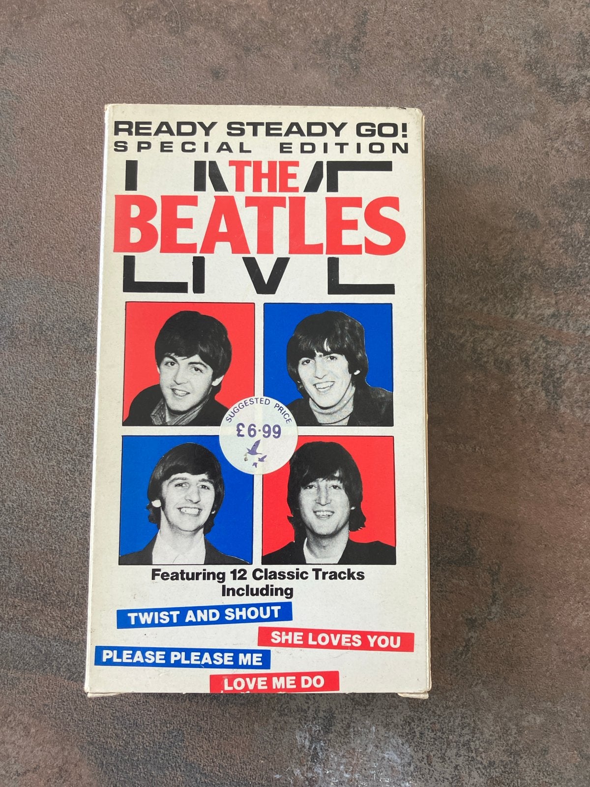 The Beatles Live - Ready Steady Go! Special Edition VHS, Cd's en Dvd's, VHS | Film, Alle leeftijden, Ophalen of Verzenden, Gebruikt
