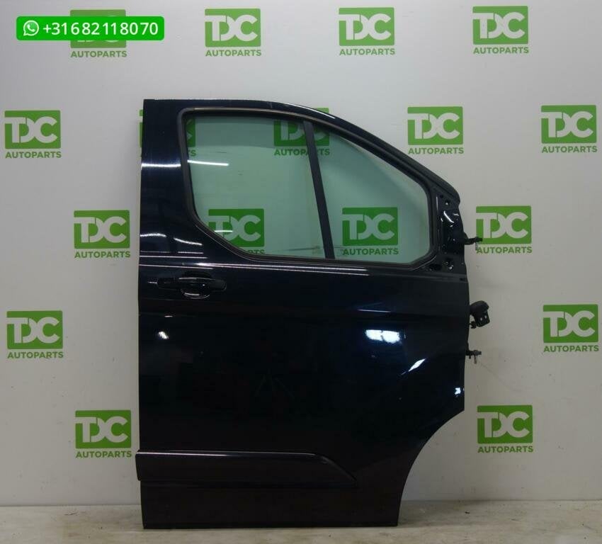 Ford Transit Custom ('12->) Voorportier rechts zwart, Auto-onderdelen, Carrosserie en Plaatwerk, Gebruikt, Ford, Deur, Ophalen of Verzenden