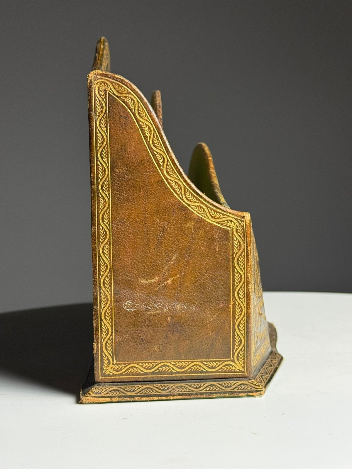 Desk organizer leder, Ophalen of Verzenden, Zo goed als nieuw