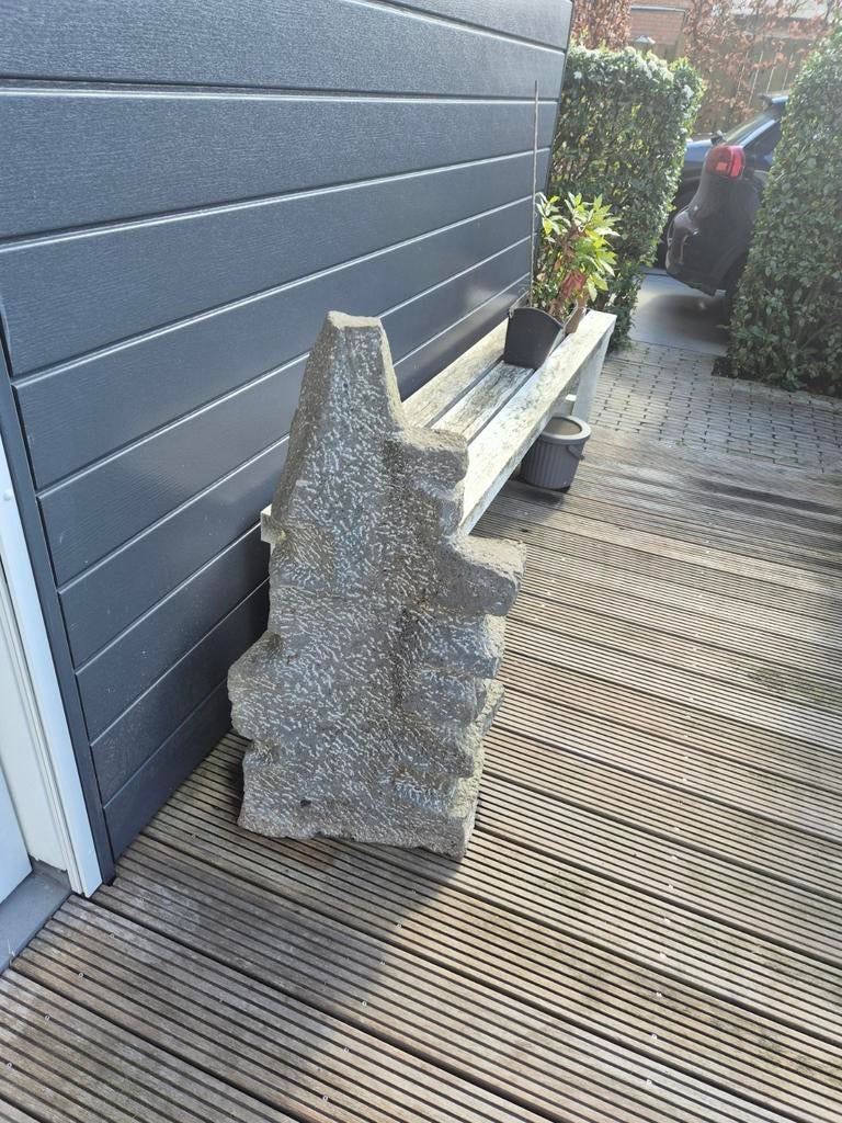 Gratis ornament van Belgisch hardsteen, Tuin en Terras, Tuinbeelden, Ophalen, Gebruikt, Steen, Abstract beeld