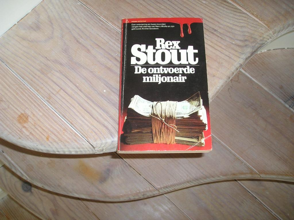 Rex Stout - De ontvoerde miljonair, Ophalen of Verzenden, Gelezen, Rex Stout