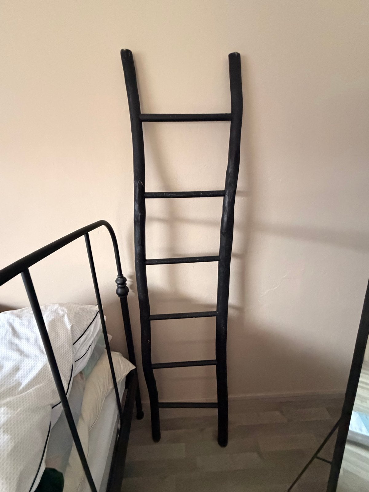 Decoratieve houten siertrap - Zwart, Ophalen, Gebruikt, Zwart, Hout