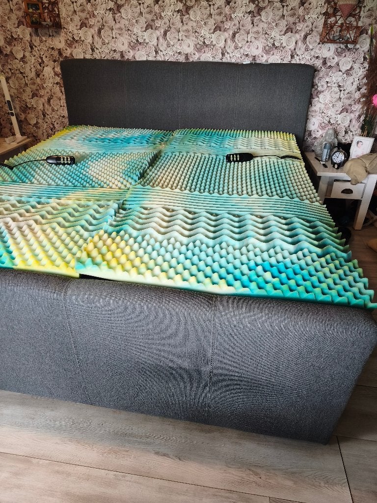 Boxspring bed, Ophalen, Gebruikt, Tweepersoons, 180 cm