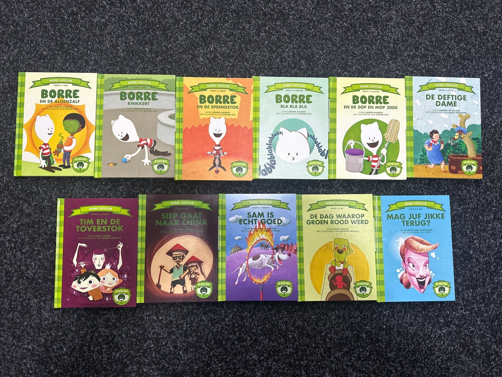 Borre boeken groep 4 - 11 stuks, Ophalen, Gelezen, Fictie algemeen