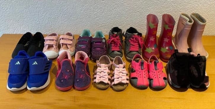 Kinderschoenen pakket - meisjes maat 23/24/25/26, Ophalen of Verzenden, Gebruikt, Meisje, Schoenen