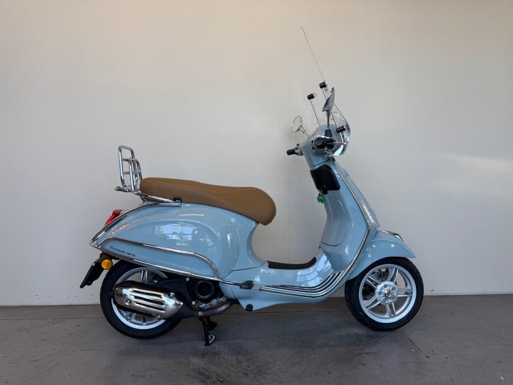 Vespa Primavera Amazon Blue (custom) NIEUW 0 KM, Fietsen en Brommers, Niet ingevuld, Maximaal 45 km/u, Niet ingevuld, Nieuw