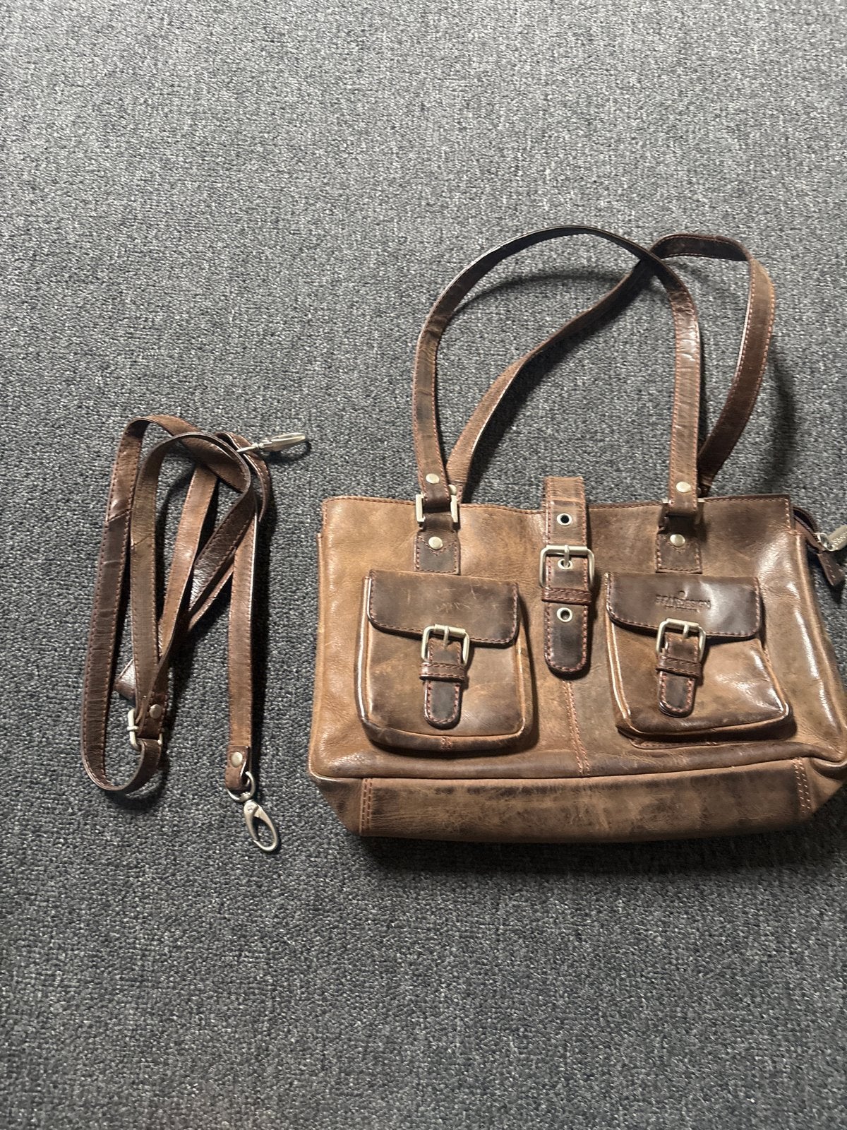Bear Design Leren Handtas met Afneembare Schouderband, Sieraden, Tassen en Uiterlijk, Tassen | Damestassen, Ophalen, Gebruikt