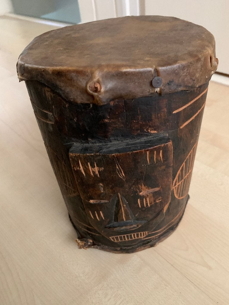 Vintage afrikaanse Tam Tam mooie patina Africa Drum Trommel, Ophalen of Verzenden