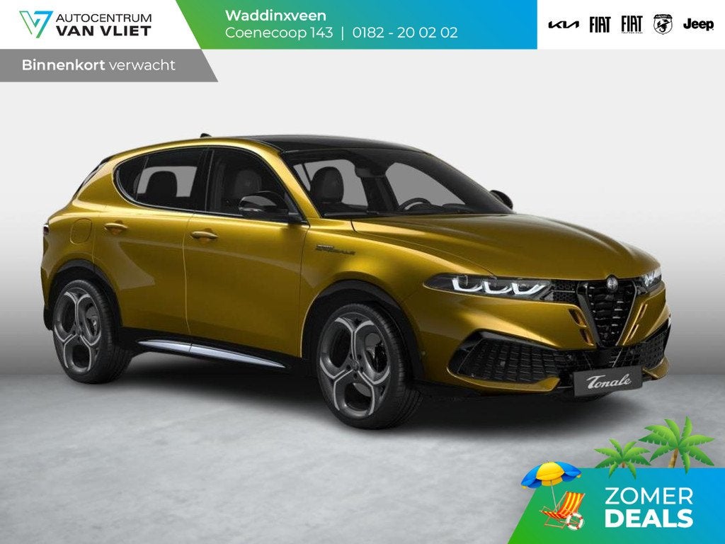 Alfa Romeo Tonale 1.3 Ibrida Plug-In Q4 270pk AWD Sport Spec, Auto's, Alfa Romeo, Automaat, 4 cilinders, 150 min, Alcantara