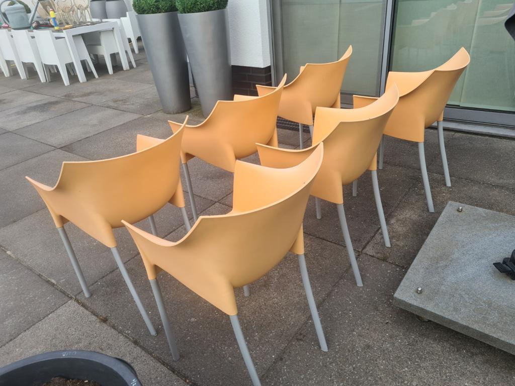 6 Philips Starck stoelen - Goede staat, Ophalen, Gebruikt, Overige kleuren, Modern, Design