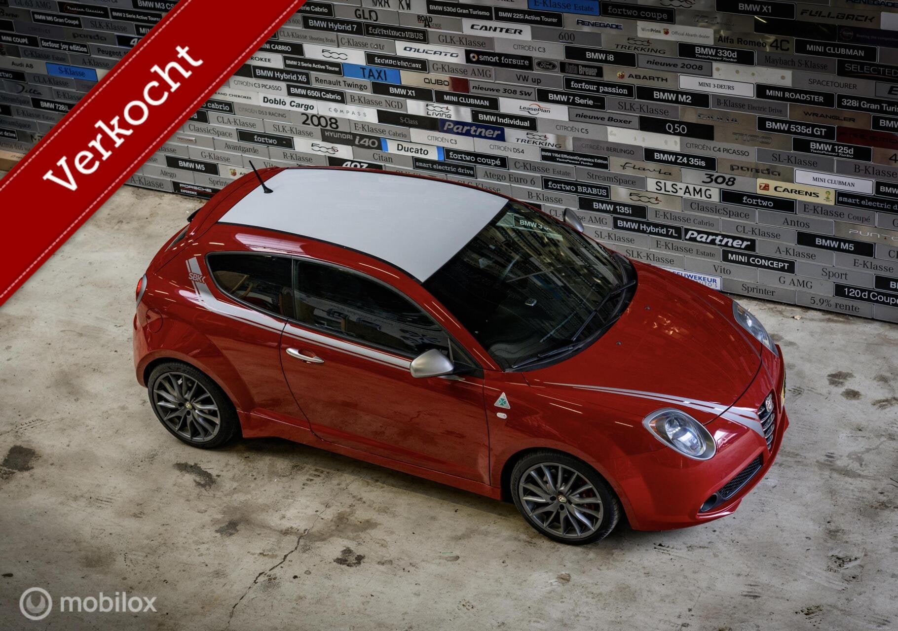 Alfa Romeo MiTo 1.4 T QV SBK limited edition Nr 68/200, Voorwielaandrijving, Euro 5, Gebruikt, 4 cilinders