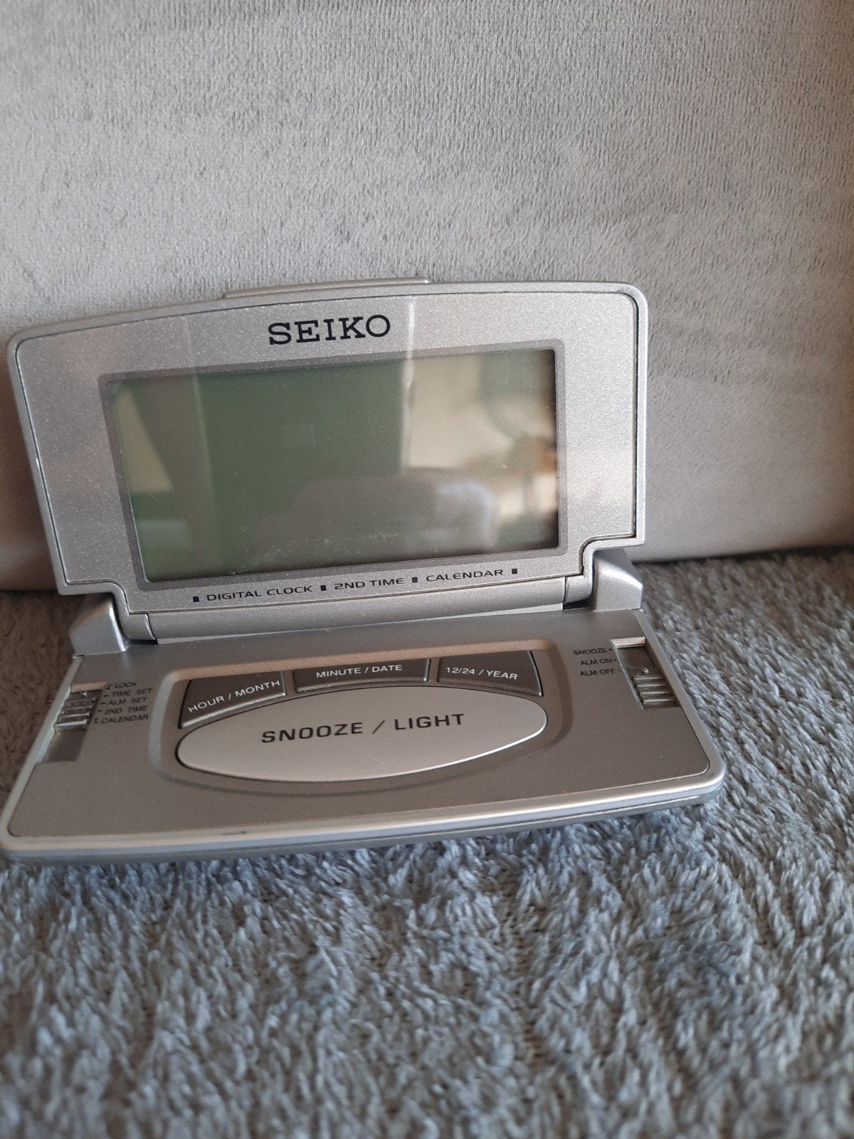 Seiko digitale wekker/klokje - defect, voor verzamelaars, Ophalen of Verzenden