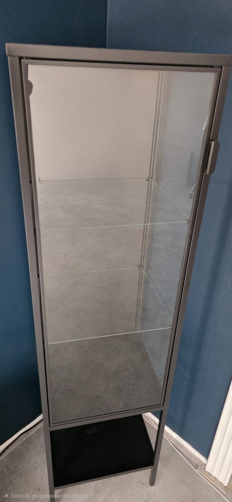 Vitrinekast, Huis en Inrichting, Kasten | Vitrinekasten, Ophalen, Met deur(en), 50 tot 100 cm, Zo goed als nieuw