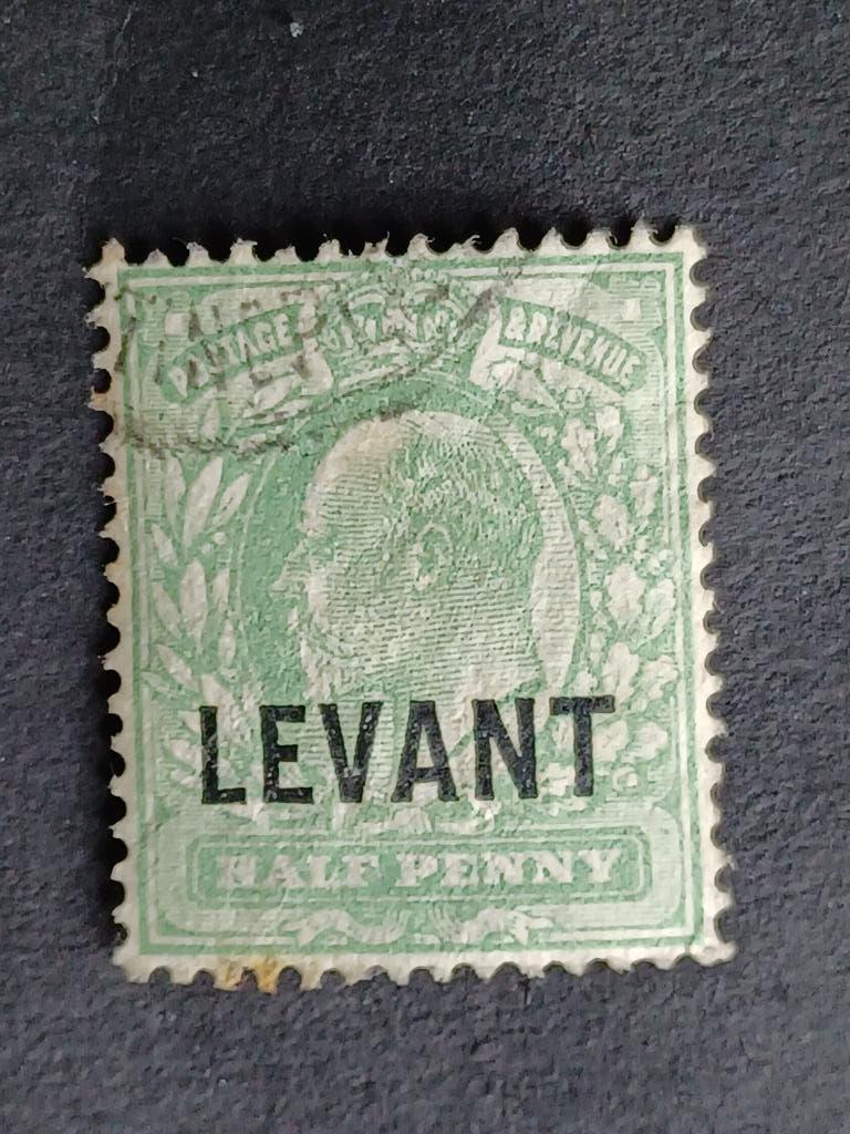 Postzegels UK Brits Levant, Postzegels en Munten, Ophalen of Verzenden, Gestempeld