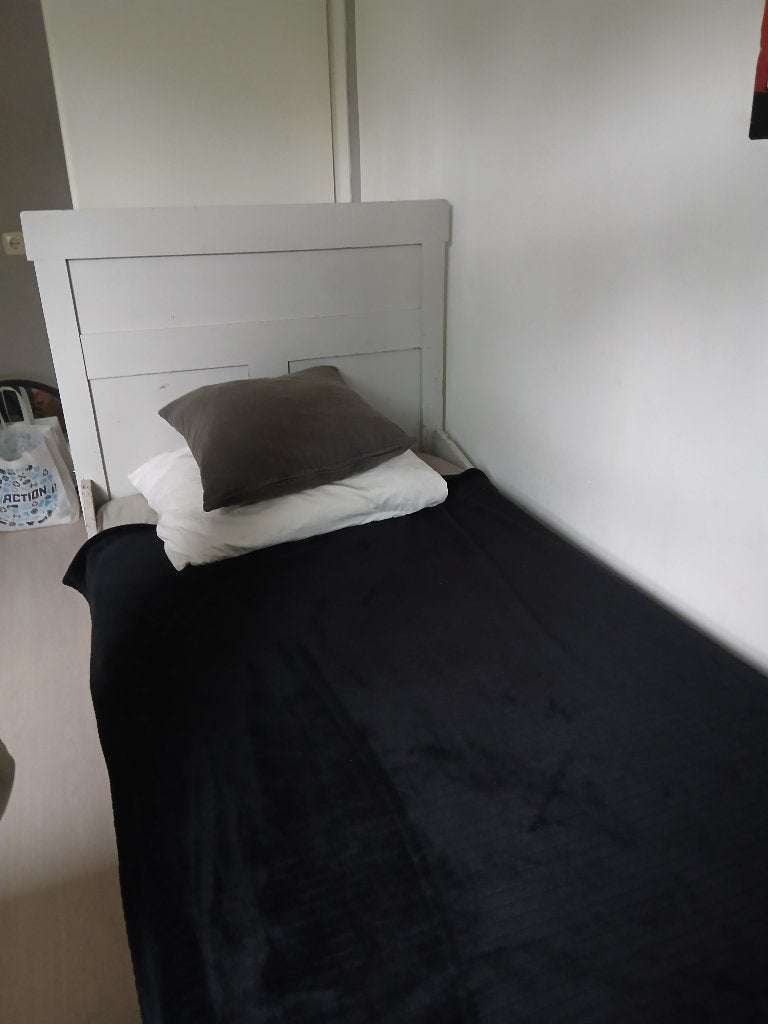 1 persoons bed, Ophalen, Gebruikt, 90 cm, Eenpersoons