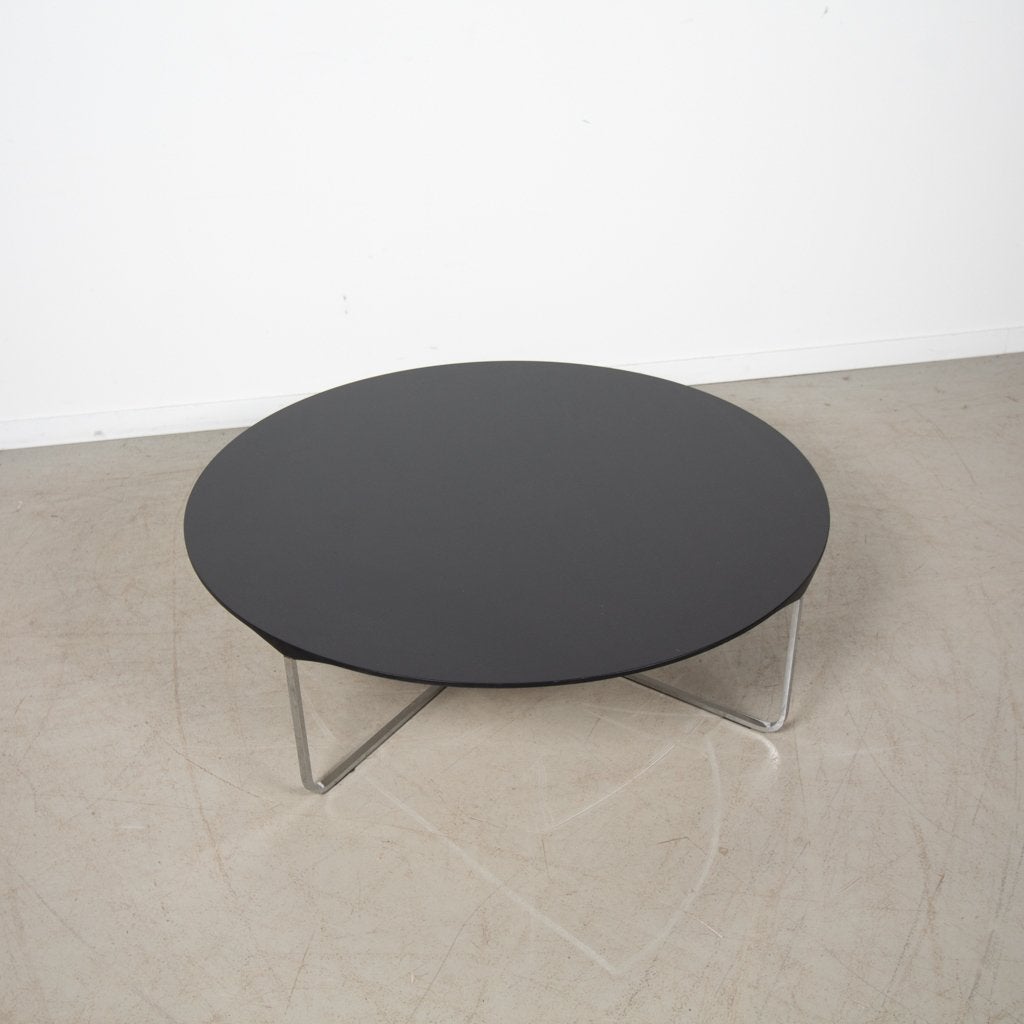 Montis Flint Salontafel Zwart Kunststof Ø110 cm, Huis en Inrichting, Niet ingevuld, Zo goed als nieuw, Niet ingevuld, Niet ingevuld