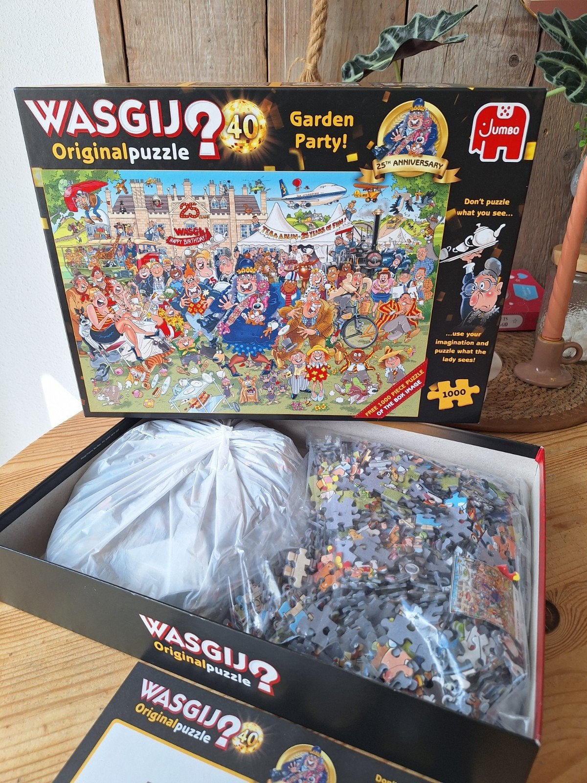 Wasgij? 40 - Garden Party!, Ophalen of Verzenden, 500 t/m 1500 stukjes, Zo goed als nieuw