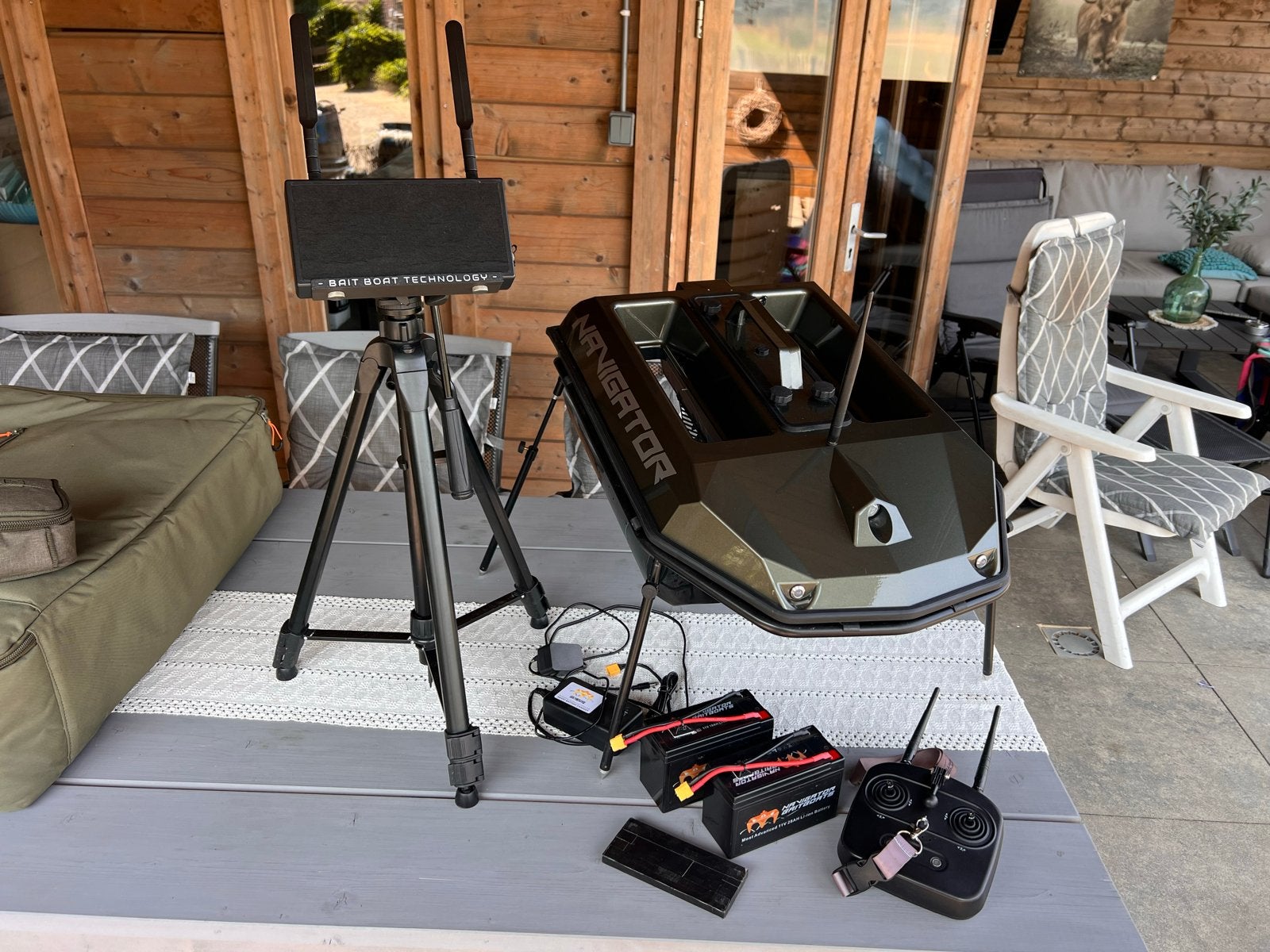 Navigator voerboot met Dragonfly 7pro, GPS, autopilot en mee, Ophalen of Verzenden, Zo goed als nieuw, Overige typen