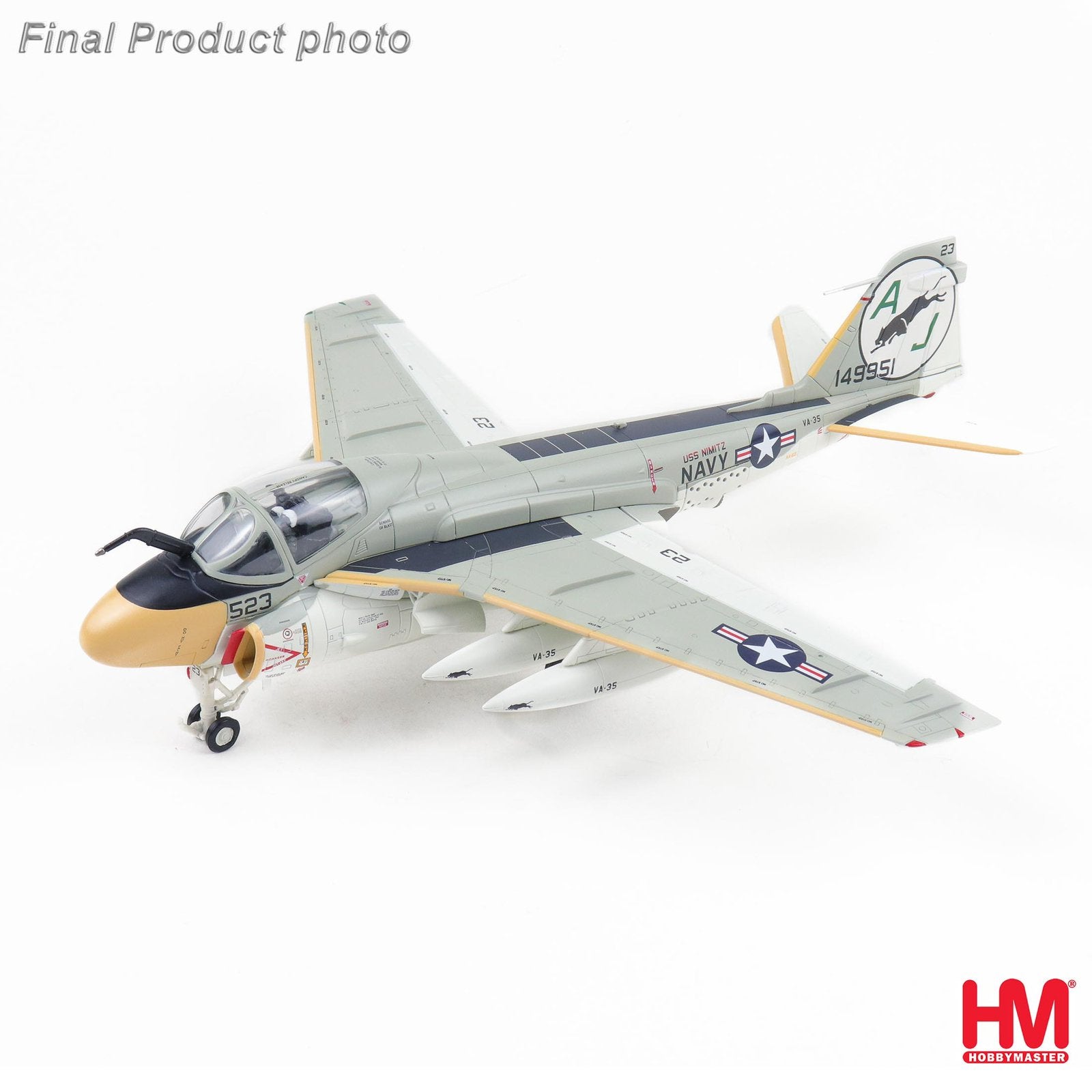 Hobby Master HC1002 | Grumman KA-6D Intruder, Ophalen, Schaalmodel, Nieuw, Pilot Station