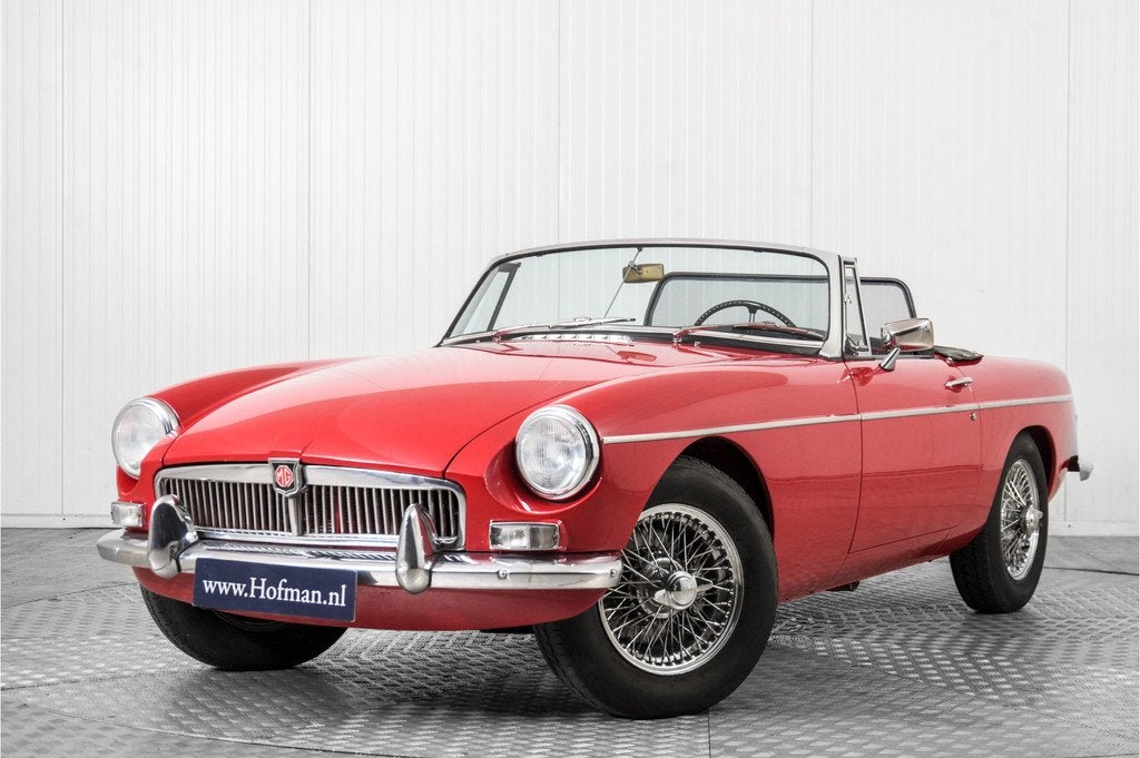 MG B MGB overdrive chroom spaakwielen (bj 1966), Achterwielaandrijving, Gebruikt, 4 cilinders, Cabriolet
