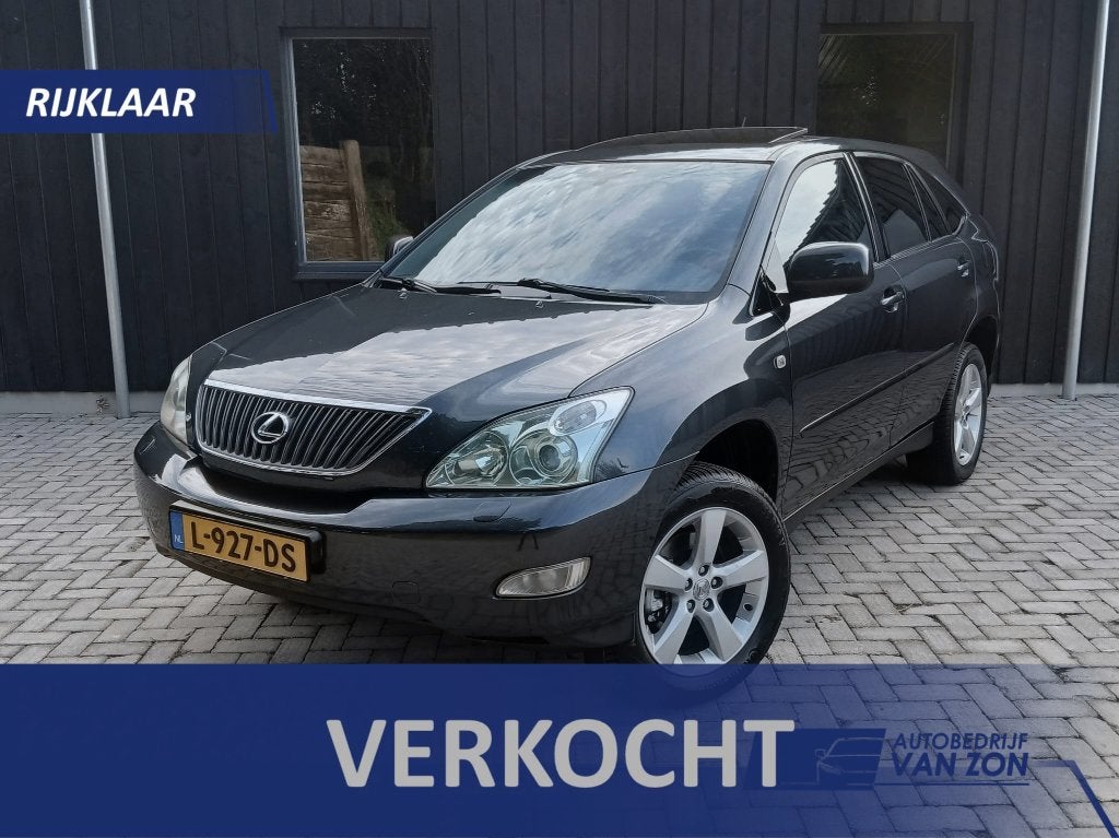 Lexus RX(-H) 300 3.0 V6 AUT Youngtimer UNIEK Leer Camera Nav, Auto's, Automaat, Zwart, 2995 cc, Leder