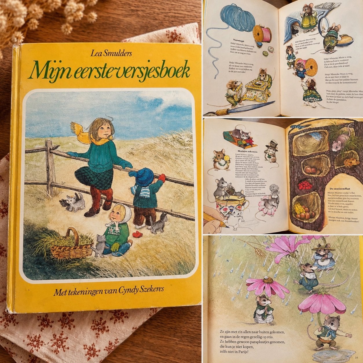 Mijn eerste versjesboek – Lea Smulders – vintage kinderboek, Boeken, Ophalen of Verzenden, Gelezen, Prentenboek